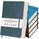 OFFIGIFT 5 Pack Bullet Dotted Journal Notebook 312 Numbered Pages Dot Grid Notebooks Bulk 100gsm No Bleed Paper Hardcover Leather Journal Dot Journal Notebook Set for Women Men School Office A5 Multic