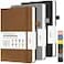 OMEYA Graph Paper Notebook 3 Pack A5 Grid Notebook Journal Graph Notebook with 120gsm Paper Hardcover Leather Journal for Writing Grid Paper Notebook for Work School Supplies Engineering575 x 838