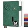 PAIBAS 85 x 11 Lined Notebook Journal 366 Pages Leather Journal for Men