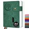PAIBAS 85 x 11 Lined Notebook Journal 366 Pages Leather Journal for Men