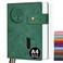 PAIBAS 85 x 11 Lined Notebook Journal 366 Pages Leather Journal for Men