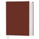 Amanple Notebook Journal Dotted Journal 85 x 11 400 Pages Dot Grid Notebook No Bleed Thick Paper Leather Journal for Bullet Journaling Work School Notes 125pcs Sticky Tabs Inner Pocket Brown