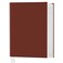 Amanple Notebook Journal Dotted Journal 85 x 11 400 Pages Dot Grid Notebook No Bleed Thick Paper Leather Journal for Bullet Journaling Work School Notes 125pcs Sticky Tabs Inner Pocket Brown