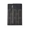 Fringe Studio Clutch Journal Charcoal Deco Faux Leather 135012