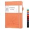 Daofary Dotted Journal Notebook with Pen Holder A5 Dot Grid Notebook with 160 Pages 100gsm Thick Paper Hardcover Dotted Journal with Pocket 84 x 57 in Pink