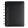 TUL Custom NoteTaking System Discbound Notebook Junior Size Leather Cover Black