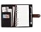 Fasjosma Leather Journal Refillable Writing Notebook A6 Personal Size 6 Ring Binder Spiral Notebook Handmade Genuine Leather Refillable Journal Binder Diary Pocket Binder Traveler NotebookCoffee