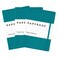 PAPERAGE Lined Journal Notebook 3 Pack Turquoise 160 Pages Medium 56 in x 8 in 100 GSM Thick Paper Hardcover Journaling Notebook for Work School Note Taking