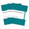 PAPERAGE Lined Journal Notebook 3 Pack Turquoise 160 Pages Medium 56 in x 8 in 100 GSM Thick Paper Hardcover Journaling Notebook for Work School Note Taking