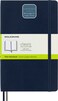Moleskine Classic Expanded Notebook Soft Cover Large 5 x 825 PlainBlank Sapphire Blue 400 Pages