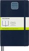 Moleskine Classic Expanded Notebook Soft Cover Large 5 x 825 PlainBlank Sapphire Blue 400 Pages
