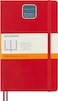 Moleskine Classic Expanded Notebook Soft Cover Large 5 x 825 RuledLined Red 400 Pages