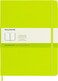 Moleskine Classic Notebook Extra Large Plain Lemon Green Hard Cover 75 x 975