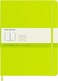 Moleskine Classic Notebook Extra Large Plain Lemon Green Hard Cover 75 x 975