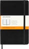 Moleskine Classic Notebook Hard Cover Medium 45 x 7 RuledLined Black 208 Pages