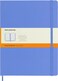 Moleskine Classic Notebook Hard Cover XL 75 x 95 RuledLined Hydrangea Blue 192 Pages