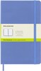 Moleskine Classic Notebook Large Plain Hydrangea Blue Hard Cover 5 x 825