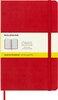 Moleskine Classic Notebook Large Squared Red Hard Cover 5 x 825