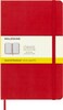 Moleskine Classic Notebook Large Squared Red Hard Cover 5 x 825
