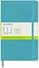 Moleskine Classic Notebook Soft Cover Large 5 x 825 PlainBlank Reef Blue 192 pages
