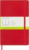 Moleskine Classic Notebook Soft Cover Large 5 x 825 PlainBlank Scarlet Red 192 Pages