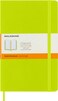 Moleskine Classic Notebook Soft Cover Large 5 x 825 RuledLined Lemon Green 192 Pages