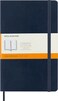 Moleskine Classic Notebook Soft Cover Large 5 x 825 RuledLined Sapphire Blue 192 Pages