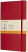 Moleskine Classic Notebook Soft Cover Large 5 x 825 RuledLined Scarlet Red 192 pages