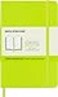 Moleskine Classic Notebook Soft Cover Pocket 35 x 55 PlainBlank Lemon Green 192 Pages