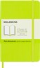 Moleskine Classic Notebook Soft Cover Pocket 35 x 55 PlainBlank Lemon Green 192 Pages