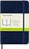 Moleskine Classic Notebook Soft Cover Pocket 35 x 55 PlainBlank Sapphire Blue 192 Pages