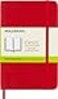 Moleskine Classic Notebook Soft Cover Pocket 35 x 55 PlainBlank Scarlet Red 192 Pages