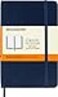 Moleskine Classic Notebook Soft Cover Pocket 35 x 55 RuledLined Sapphire Blue 192 Pages