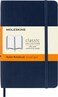 Moleskine Classic Notebook Soft Cover Pocket 35 x 55 RuledLined Sapphire Blue 192 Pages