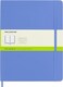 Moleskine Classic Notebook Soft Cover XL 75 x 95 PlainBlank Hydrangea Blue 192 Pages