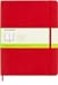 Moleskine Classic Notebook Soft Cover XL 75 x 95 PlainBlank Scarlet Red 192 Pages