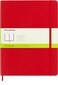 Moleskine Classic Notebook Soft Cover XL 75 x 95 PlainBlank Scarlet Red 192 Pages