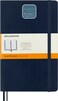 Moleskine Classic Expanded Notebook Soft Cover Large 5 x 825 RuledLined Sapphire Blue 400 Pages red