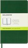 Moleskine Notebook Pocket Plain Myrtle Green Hard Cover 35 x 55