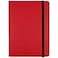 JAM Paper JAM PAPER Hardcover Notebook with Elastic Band Medium Journal 5 x 7 Red 100 Lined Sheets Sold Individually