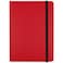 JAM Paper JAM PAPER Hardcover Notebook with Elastic Band Medium Journal 5 x 7 Red 100 Lined Sheets Sold Individually