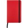 JAM Paper JAM PAPER Hardcover Notebook with Elastic Band Small Journal 3 34 x 5 58 Red 100 Lined Sheets Sold Individually