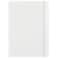 JAM Paper JAM PAPER Hardcover Notebook with Elastic Band Medium Journal 5 x 7 White 100 Lined Sheets Sold Individually