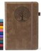 BIYUNRO Lined Journal Notebook for Women Men Hardcover Leather Journals for Writing Diary Note Taking Work Travel A5