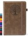 BIYUNRO Lined Journal Notebook for Women Men Hardcover Leather Journals for Writing Diary Note Taking Work Travel A5