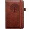 BIYUNRO Small Pocket Notebook Leather Journal Mini Brown