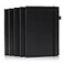 Deziliao 5 Pack Dotted Journal Notebooks with Pen Loop Hardcover Notebook Journal for Work 100Gsm Premium Thick Paper with Inner Pocket Medium 57x84 Black