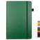 Deziliao Lined Journal Notebooks with Pen Loop Hardcover Notebook Journal for Work 100Gsm Premium Thick Paper with Inner Pocket Medium 57x84 DarkGreen Ruled