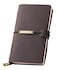 Robrasim Leather Journal Refillable Travelers Notebook Antique Handmade Leather Writing Diary Notepad Travel Journal Notebook for Men Women Medium Size 67 x 4 Coffee
