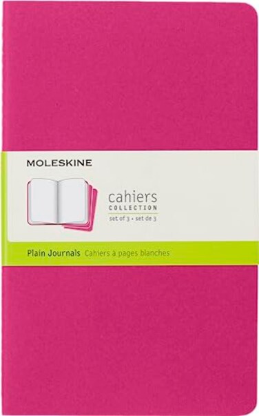 Moleskine Large Notebook Set Plain Kinetic Pink